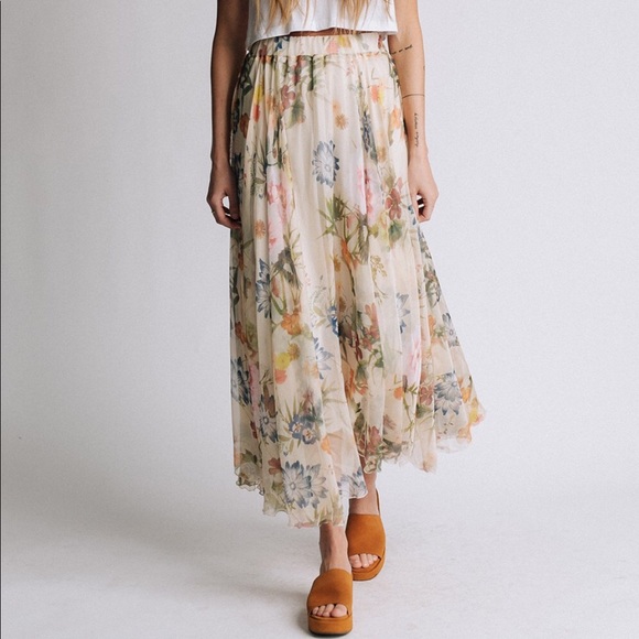 clad&cloth Dresses & Skirts - Clad & Cloth Floral Maxi Skirt